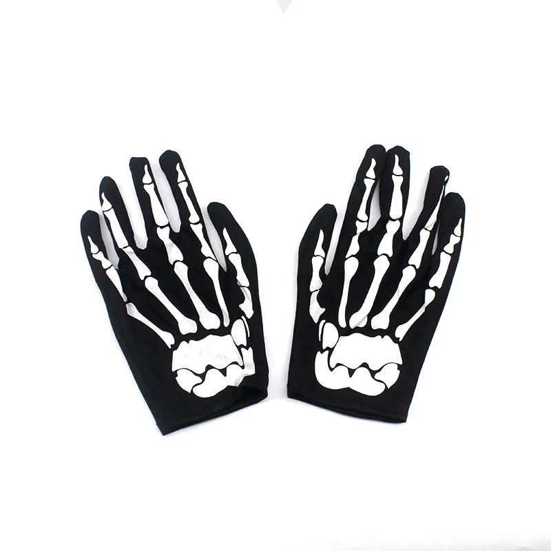 2017 Halloween Ghost Skeleton Costume Skull Gloves Devil Mask Scary Costumes For Children Adult Cosplay Holiday Party Clothing LX3256P