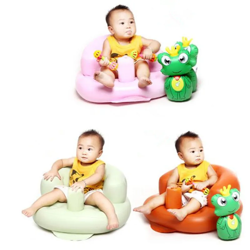 Useful baby inflatable seat funny infant children inflatable seat sofa portable baby dining chair Toddler chair kid385