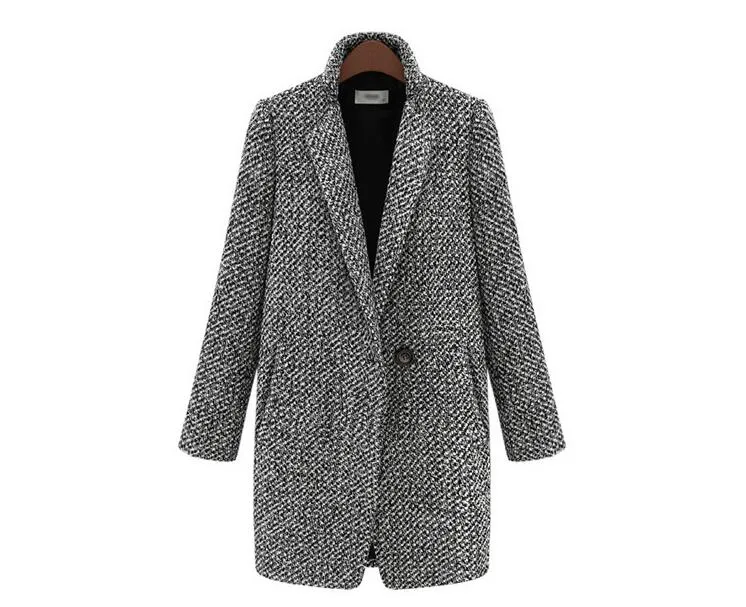 Yeni kadın giyim yüksek dereceli kumaş kalınlaşma uzun kollu palto ahlaki sonbahar kış toz ceket giyim hediyeler yetiştirmek