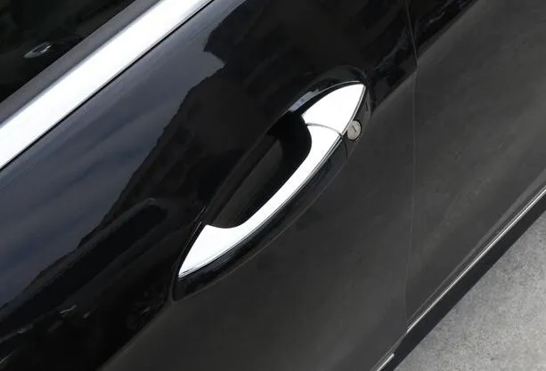 High quality stailness steel door handle decorative cover,guard scuff trim for Benz E class,GLA,GLK,ML,GL,CLA,CLS,A ,B class 2013