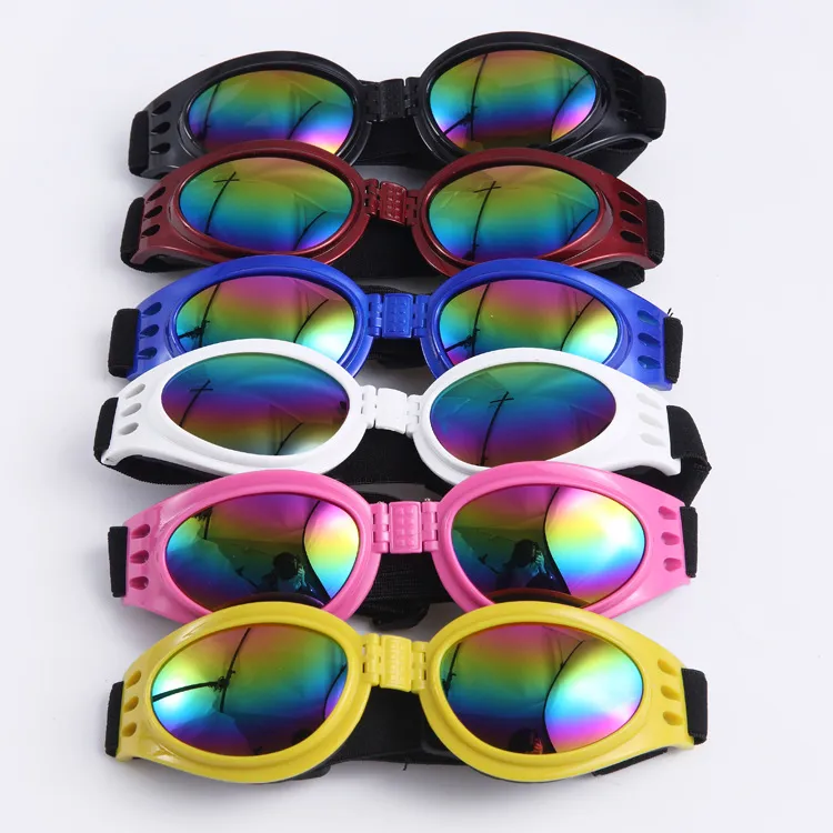 Hundebrille, modisch, faltbar, Sonnenbrille, mittelgroße und große Hundebrille, großes Haustier, wasserdichte Brillen, Schutzbrille, UV-Sonnenbrille, WXG13729003