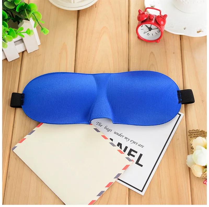 3D sleep mask Travel Rest 3D Sponge Eye MASK Black Sleeping Eye Mask Cover For Health Care To Shield The Light Free Shipping