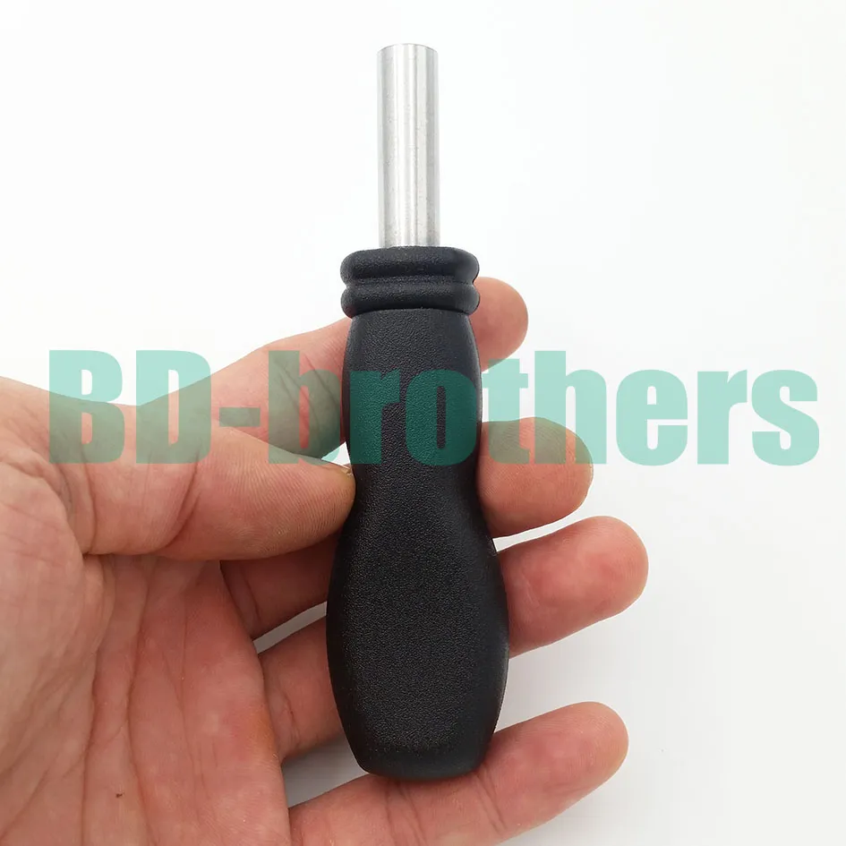 3.8 4.5 mm Security Screwdriver Bit and Black 6.5mm Magnetic Extension Handle for Game Console 