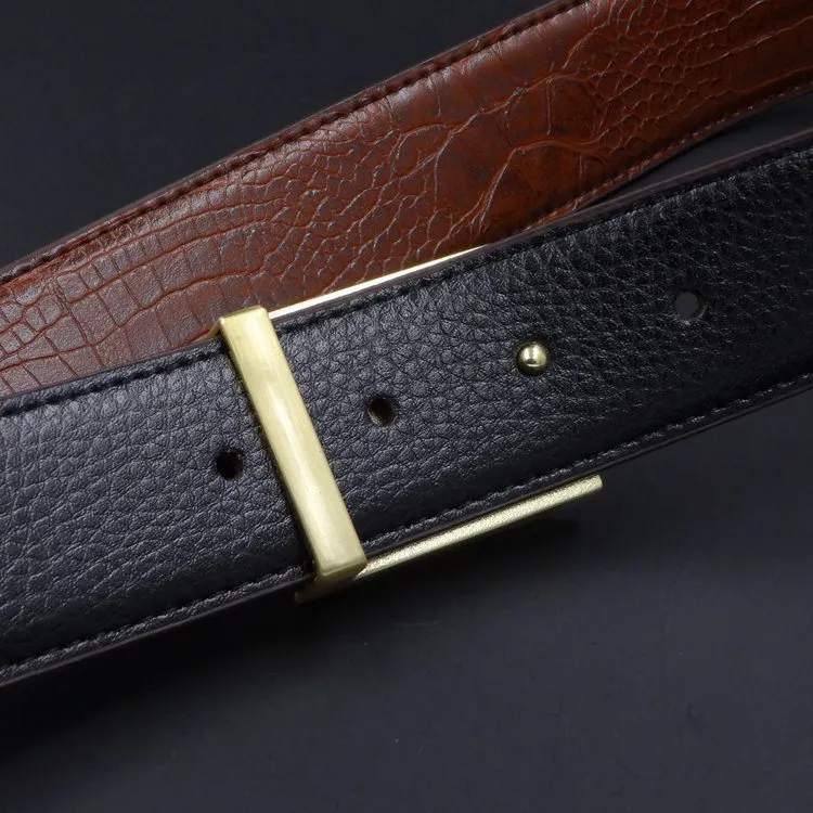 Män läderbälten Top Luxury Belts M Spänne Casual Fashion Design Män Tillbehör Bälten Gratis frakt