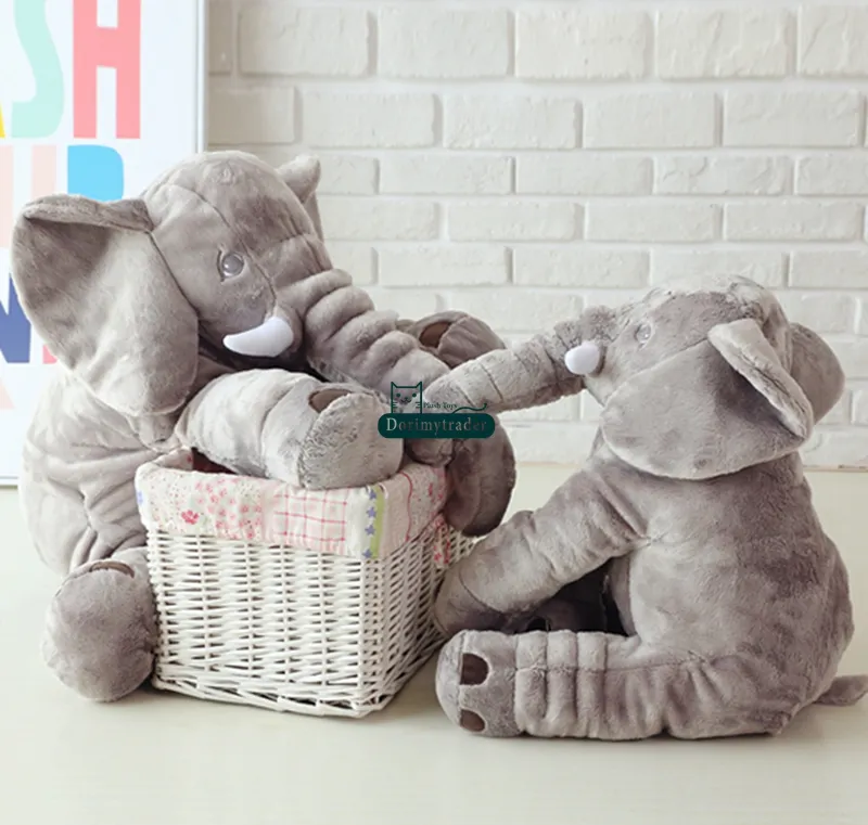 Dorimytrader 80cm pluszowe kreskówka słoń zabawka gigantyczny nadziewane miękkie gorące zwierzę przytulić poduszkę lalki dziecko obecny dy61222
