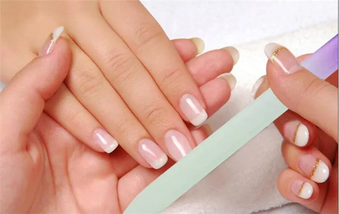 9CM Стеклянные пилочки для ногтей Прочный Кристалл файла буфера Nail Care 6 конфеты цвета D896