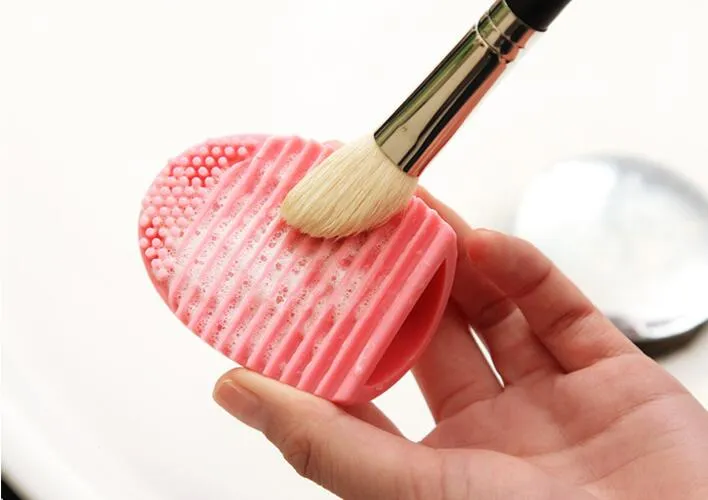 Oeuf gant de nettoyage maquillage brosse de lavage planche à récurer cosmétique brosse cosmétique brosse oeuf 7 couleurs brosse oeuf