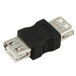 Wholesale 200Pcs/lot Good Quality USB A Female to A Female Gender Changer USB 2.0 Adapter Free Shipping