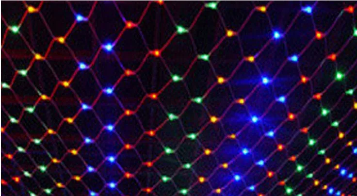 Luces de red impermeables LED grandes 10 * 8 M 2600led Luces de red de la red de césped Luces de la red resaltar los puntos de cobre luces netas decorativas