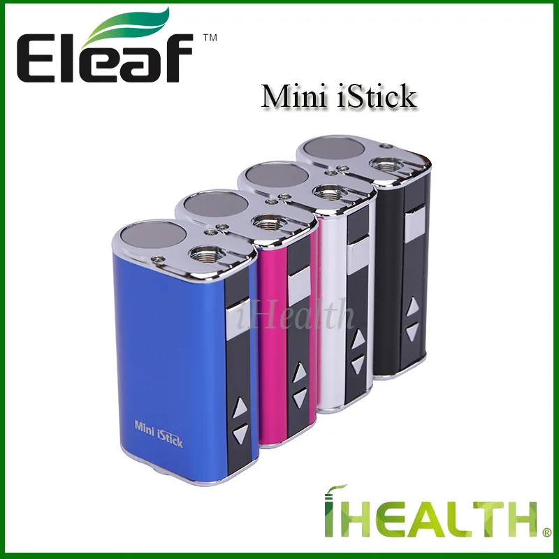 Autêntico Eleaf Mini iStick mini 1050 mah Bateria Embutida 10 w Max Output Mod de Tensão Variável Combinando com GS 16S embalagem simples 4 colos