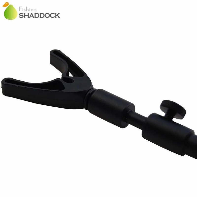 Black Plastic U-head Fishing Rod Holder Telescopic Fishing Rod Butt Rest Head Carp Fishing Accessories