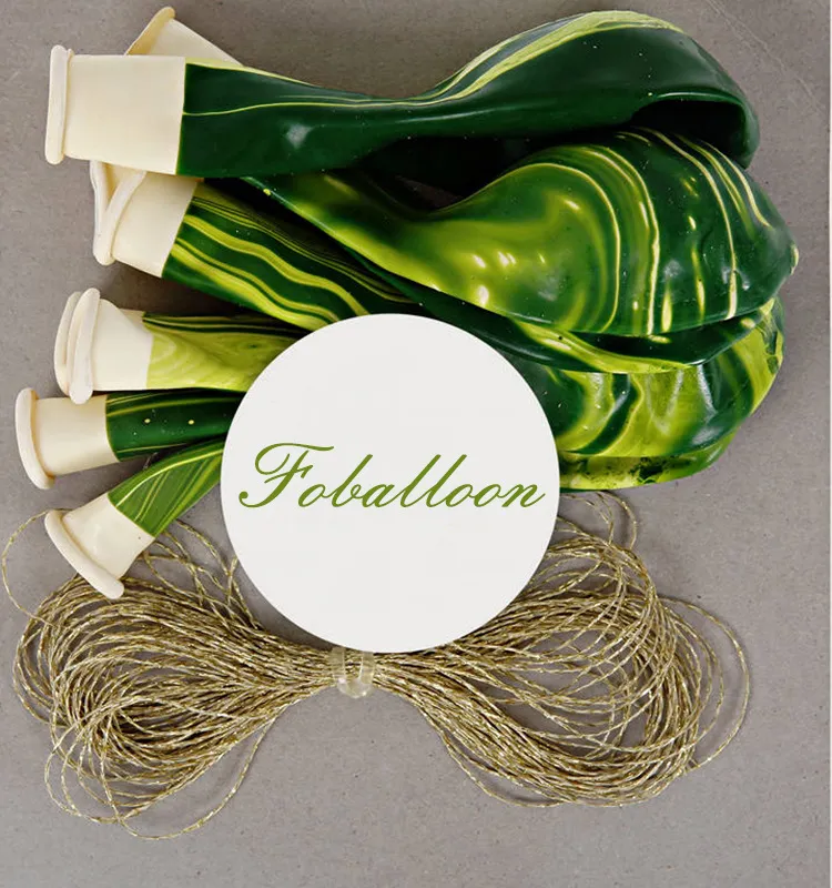 Creative Colorful 12 Inch Marble Agate Latex Balloons Birthday Party