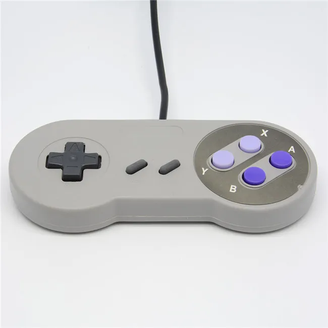 Retro spel Gaming för SNES USB Gamepad Joystick Controller för Windows PC för Mac Sex digitala knappar