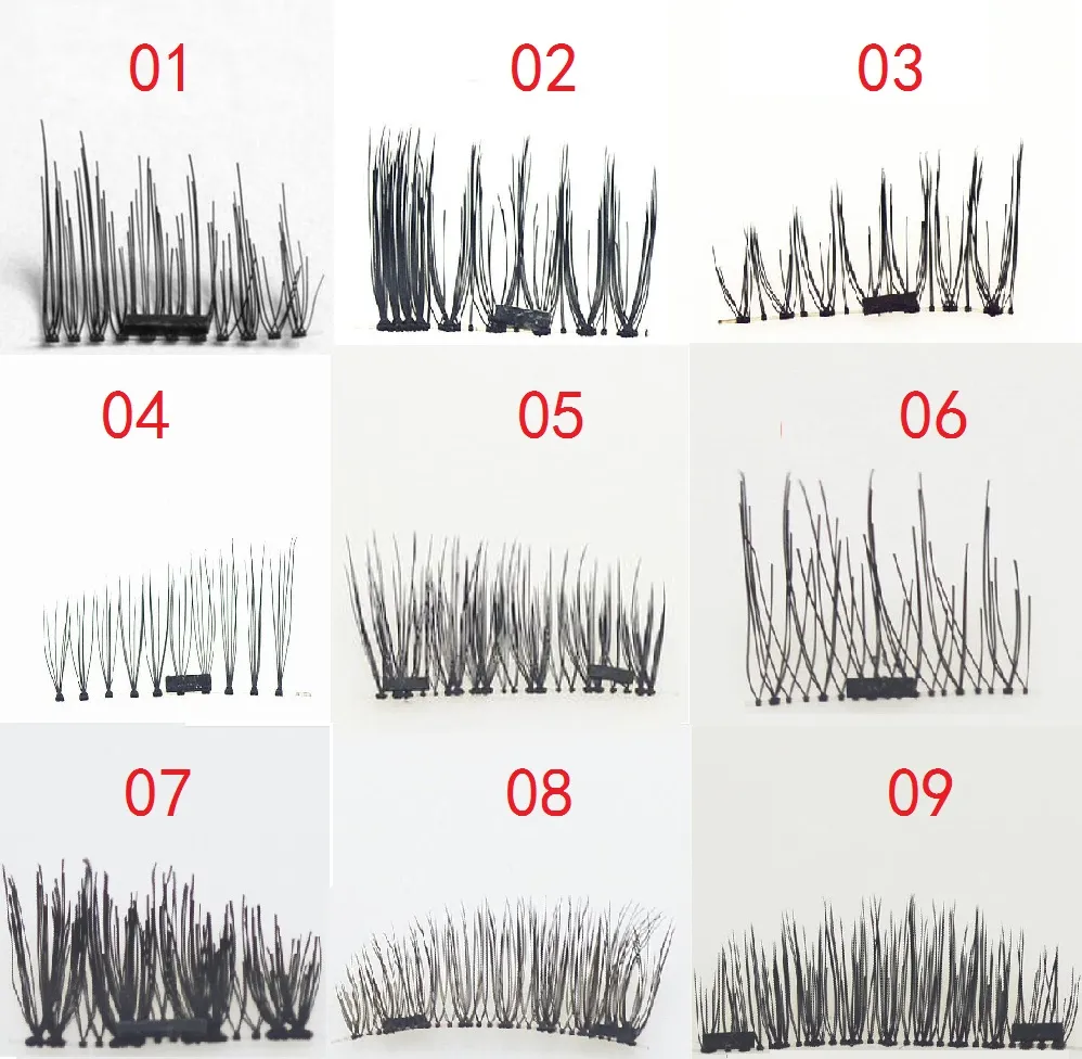 3D 마그넷 속눈썹 수제 마그네틱 속눈썹 허위 눈 라섹 확장 메이크업 슈퍼 내츄럴 롱 위조 속눈썹