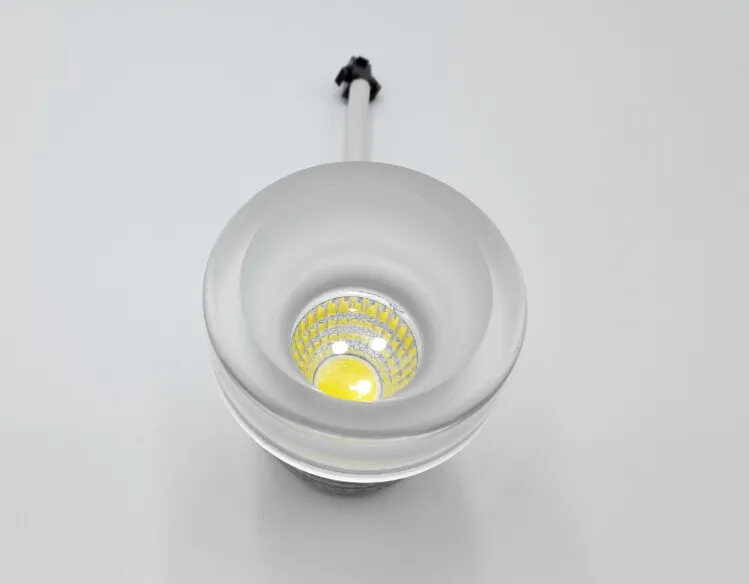 Dimbar 5W High Power Aluminium + Akryl Cob Led Inbyggd tak Nedlampor LED Downlights för vardagsrumskåp