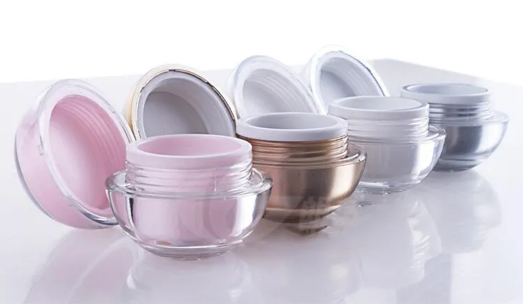 5g Round Cream Bottle Plastic Cosmetic Ball Packing Container Trial Case Cream Box grossist