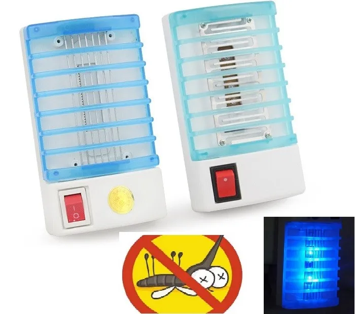 220V / 110 V Ultraviolet Ray Elektrische Mosquito Killer Fly Bug Insect Trap Zapper Repeller Mini LED Killer Nachtlampje