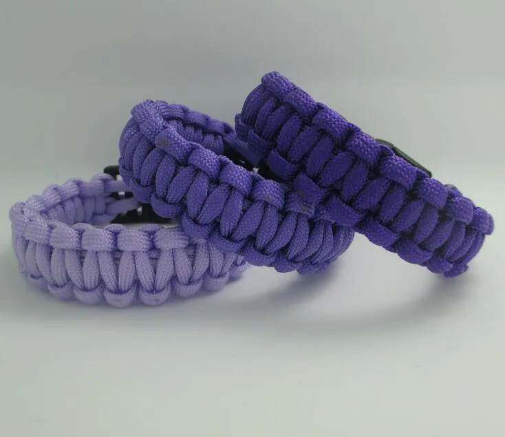 Fallschirmschnur-Armband, Überlebensarmbänder, 50 Stück, Outdoor-Armband, Überleben, Flucht, lebensrettendes Armband, handgefertigte Paracord-Kettenarmbänder