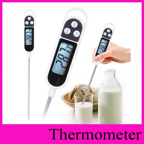 Neuankömmling Digitales Lebensmittelthermometer BBQ Kochen Fleisch Heißwasser Messen Haushaltsthermometer Sonde Küche Thermograph Werkzeug Heißer Artikel TP300