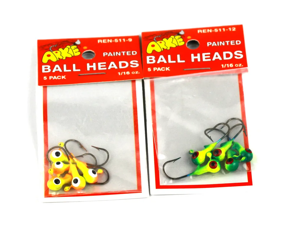 Hengjia Wholesale 80bags colorful metal Jig lures 7G 4CM Fishing hook Mini LEAD ROUND HEAD LURE JIGS HOOKS