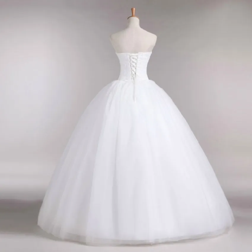 Sweetheart romantique dentelle Tulle robe de bal robes de mariage 2019 robes de mariée mariage romantique Lace Up robes de mariée