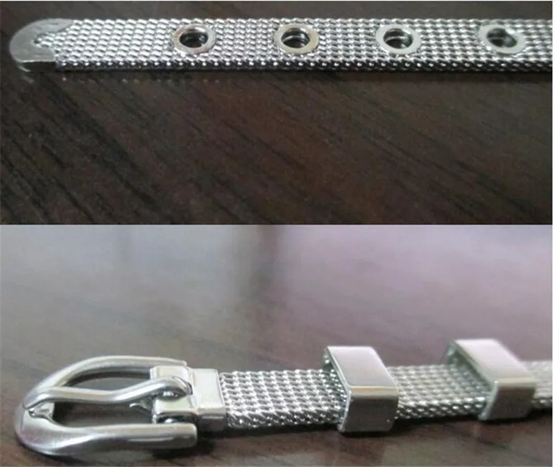 Spedizione gratuita!!! / 6mm larghezza 21 cm lunghezza bracciale in acciaio braccialetto può venire attraverso 6mm fascini dello scorrevole accessorio fai da te
