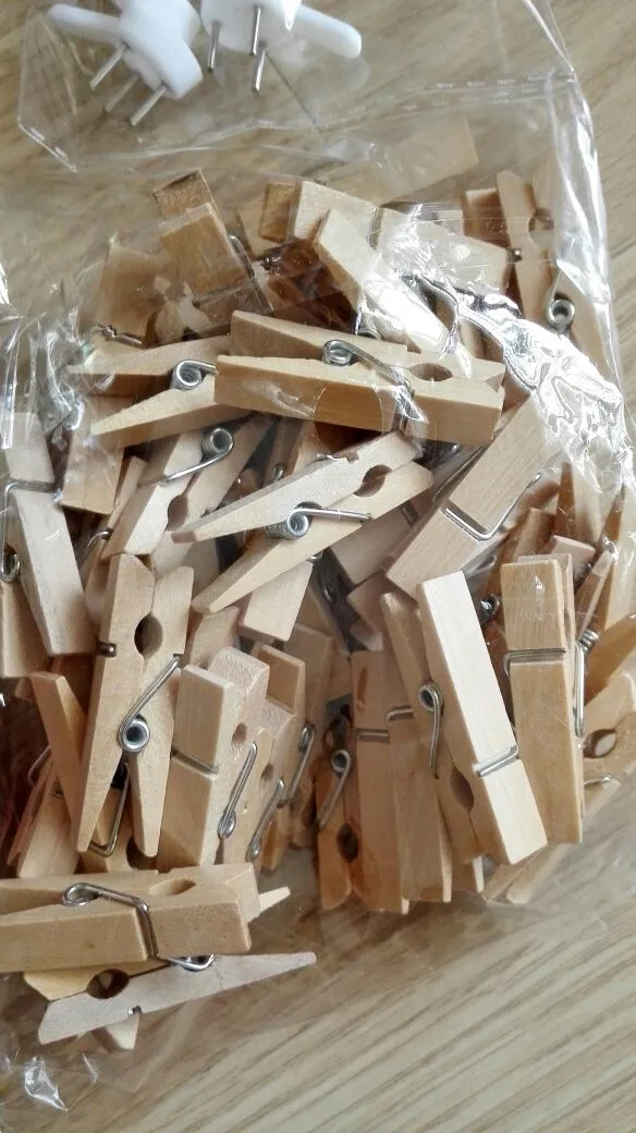 Mini Wooden Clothespins Clothes Pins 3 5 0 7cm Natural Wood Spring Clip  Pegs For Po Paper Craft Toy 314J From Yu5643, $60.31