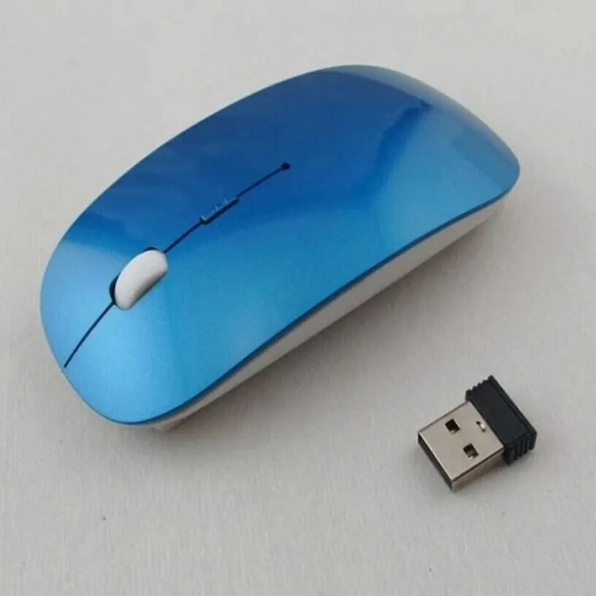 2 4G Bezprzewodowy optyczny odbiornik USB 1200DPI 3D Bluetooth myszy dla laptopów komputerowy komputer