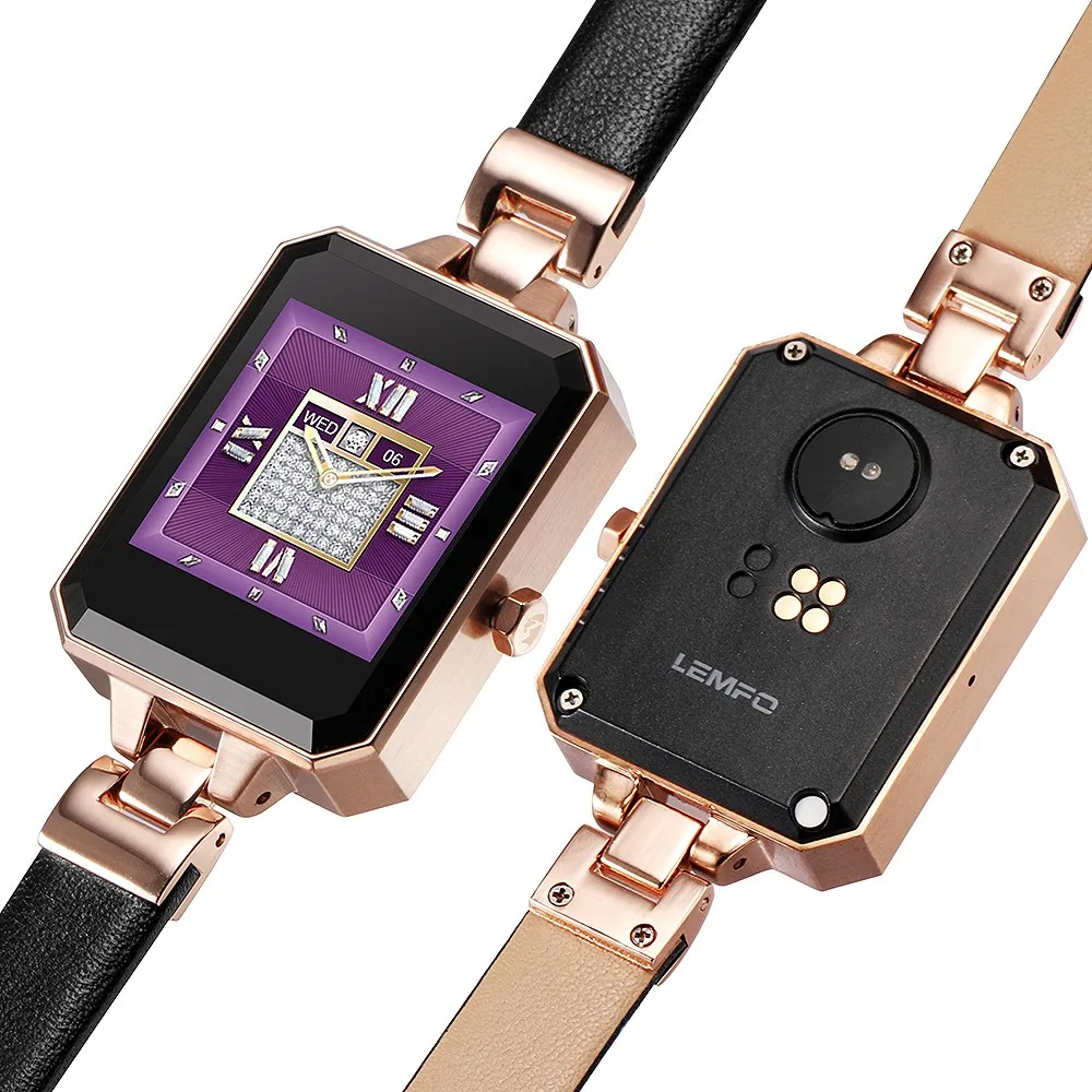 Suministro Al Por Mayor Nuevo! SmartWatch Inteligente Reloj Lemfo LEM2  Mujeres Aplus Notificador De Sincronización De Reloj De Bluetooth Para El  IPhone De Apple IOS 6 6s Android Teléfono Xiaomi De Dogtrainingcollar,