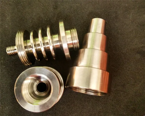 Domeless GR2 Titan Nagel für 16mm 20mm Dnail EMAIL-Heizspule Carb Cap-Kits für weibliche männliche Glaswasserbong