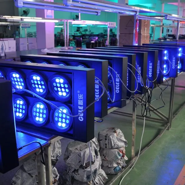 High power 96x3W 8 Eyes RGBW LED Blinder Light RGBW LED Audience Light for Stage