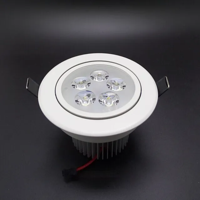 6st / parti 3W 5W 7W LED -takljus Spotlight AC110V 220V Dimmerlampa LED -lampor LED -taklampan dimbar