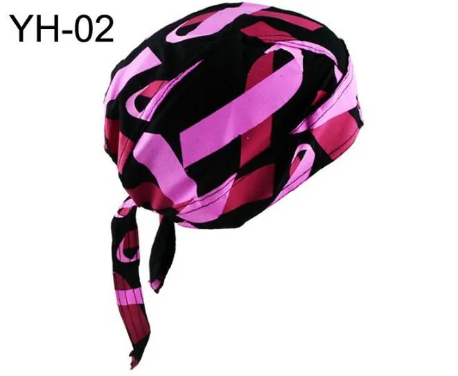 Darmowa Wysyłka Kolarstwo górskie Outdoor Sport Bike Rower Pirate Bandana Hat Hip Hop Cap Scarf Durag Drukowanie Man's Cap