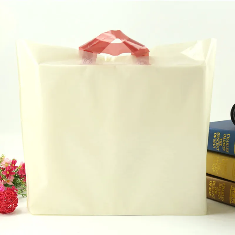 Shopping Bags environmental protection Plastic Apparel Promotion handle Bag/Colorful folding bag