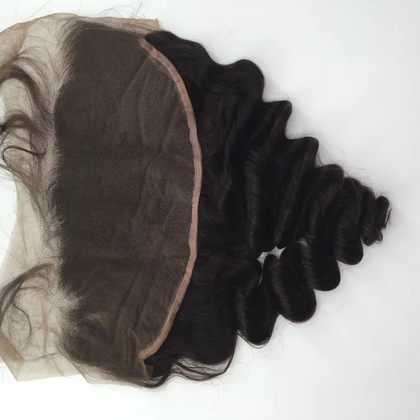 Ear to ear European lace frontal closure with baby hair 13X6