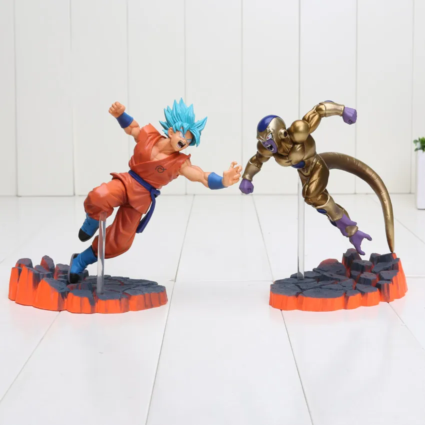 Dragon Ball Z Super Saiyan Goku Son Freezer Freezer Última forma Anime Combat Edition PVC Figura Dragon Ball Z Super Saiyan Goku Son Freezer Freezer Última forma Anime Combat Edition PVC Figura