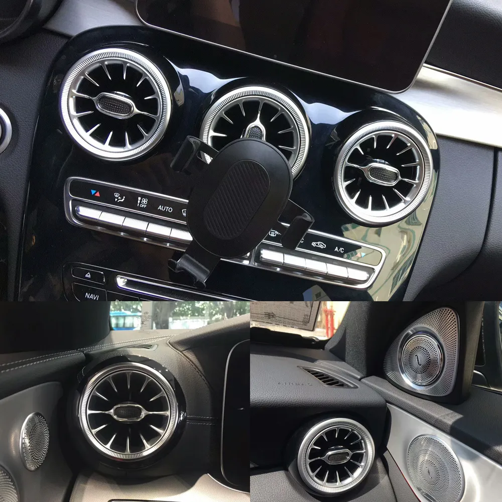 5 Stücke Set Autoluftauffrischer Klimaanlage Luftausluftdüsen Auto Duft Auto  Parfüm Für Mercedes Benz GLC Coupe W253 Von 251,71 €