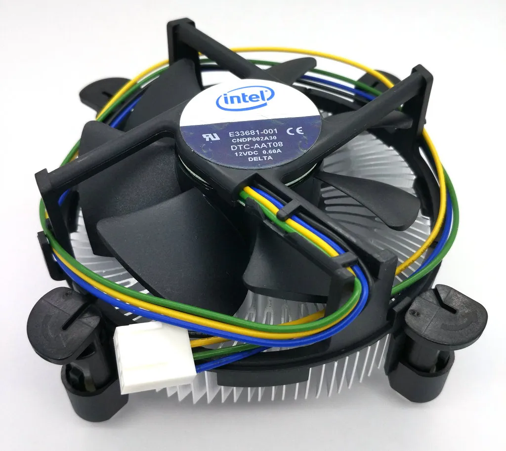 New Original for Intel 1155 1156 1150 775 aluminum radiator 4 Wires PWM Computer CPU Cooler fan