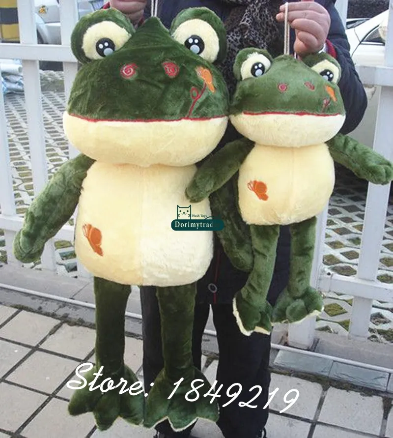 Dorimytrader Large 47039039 120 cm jätte fylld mjuk plyschtecknad djur The Frog Prince Toy Trevlig gåva för spädbarn DY549501010