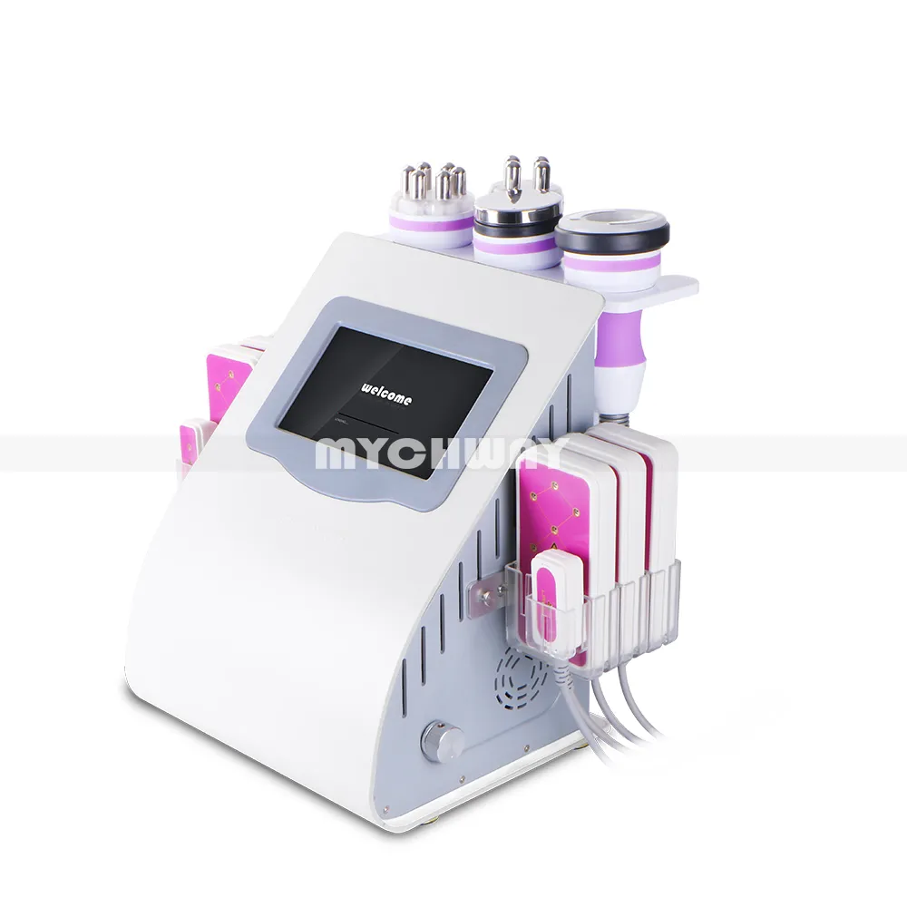 Machines professionnelles de cavitation ultrasonique d'Unoisetion Laser de corps de diode de liposuccion ultrasonique amincissant l'écran tactile de couleur de machine de beauté