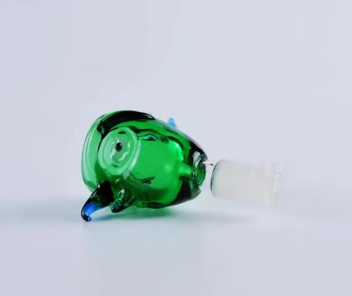 Green bird head glassware , Wholesale Glass bongs Oil Burner Glass Pipes Waters Pipe Oil Rigs Smoking 