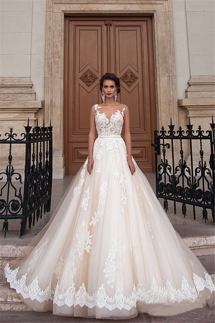 Abito hotsell color champagne