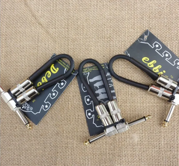 Wysokiej jakości 205 cm Black Electric Electric Guitar Wzmacniacz audio kablowy efekty gitarowe Pedal Pedal Cable Guitar Parts Musical Instruments6295888