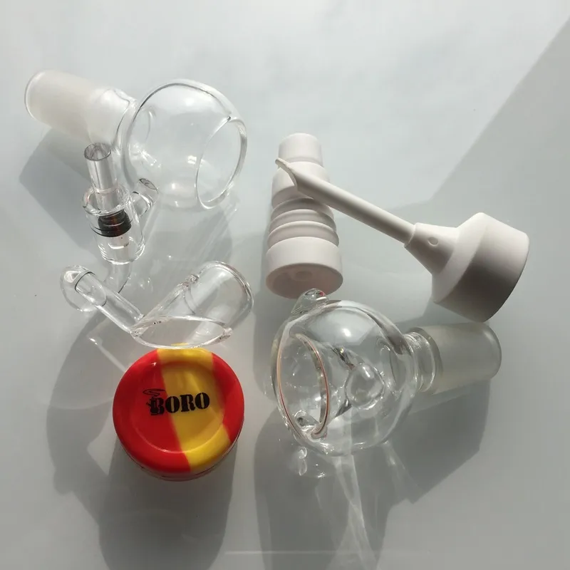 Clear Tornado Hoakahs Bong Cyklone Szkło Bongs Turbine Perc DAB Platory Oil Dysze Wody Bong Rury 18mm WP146-1