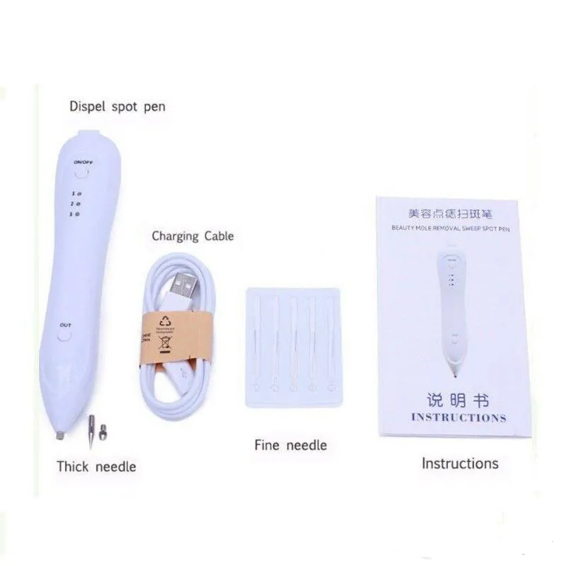 Dark Spot Wart Tattoo Mole Remover Removal Skin Care Beauty Laser Device Rechargeable Portable Home Use Makeup Supply