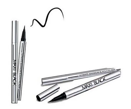 새로운 뜨거운 궁극적 인 검은 액체 아이 라이너 오래 지속 방수 아이 라이너 연필 펜 좋은 메이크업 화장품 도구