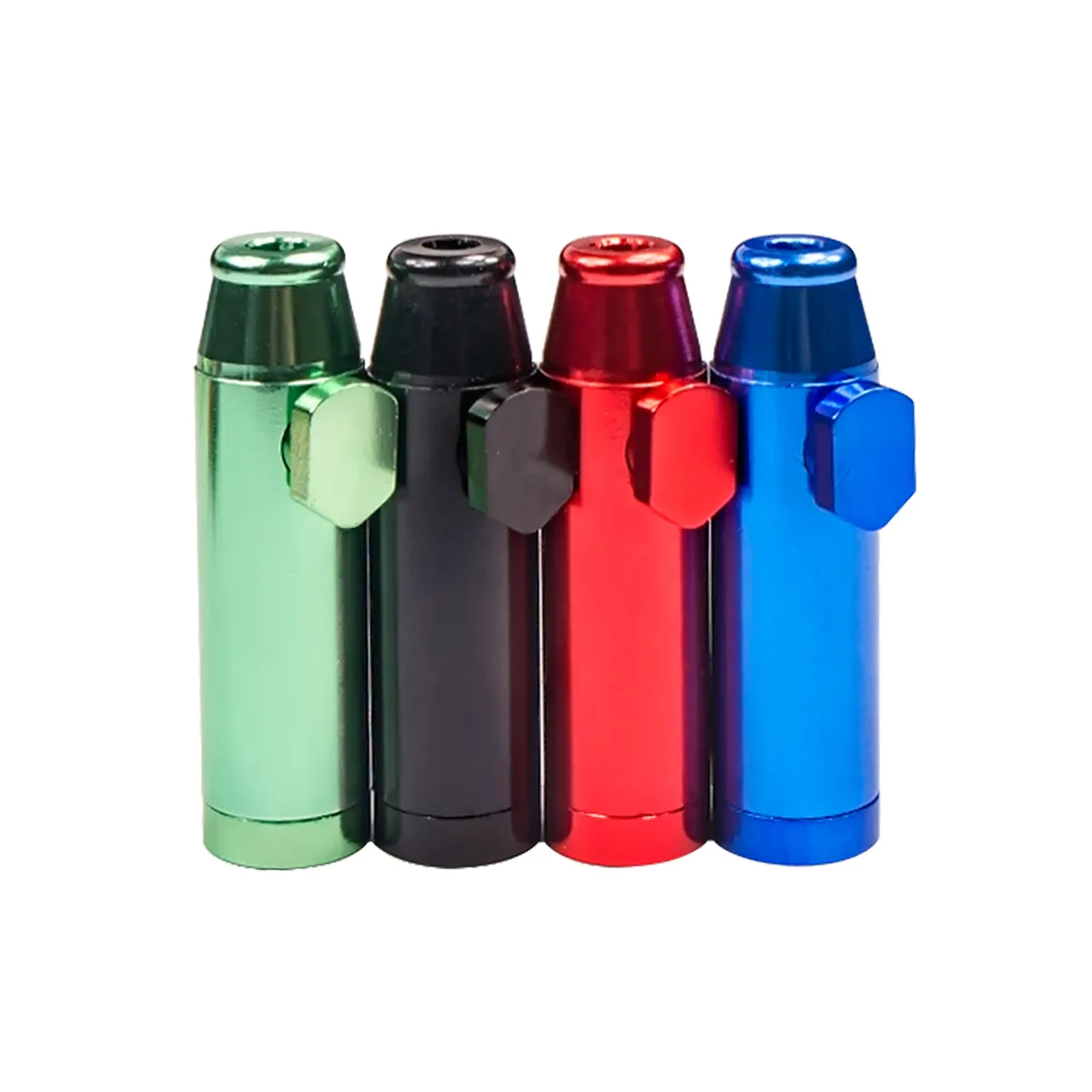 Formax420 5 Pcs 54mm X 15mm Aluminum Snuffer Bullet Box Rocket Sniffer Snorter Mixed Colors Send Randomly Free Shipping