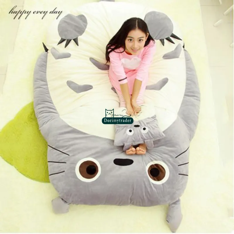 Dorimytrader di qualità anime totoro peluche beanbag tatami divano tappeto materasso a pelo borsino regali regali Christams decorazione 8504527