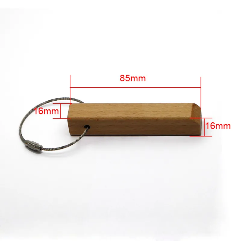 NEW WOODEN KEYCHAIN BLANK RECTANGLE KEY RING Personalized Engraved NameTEXTLOGO Keyrings KW01CG9596844