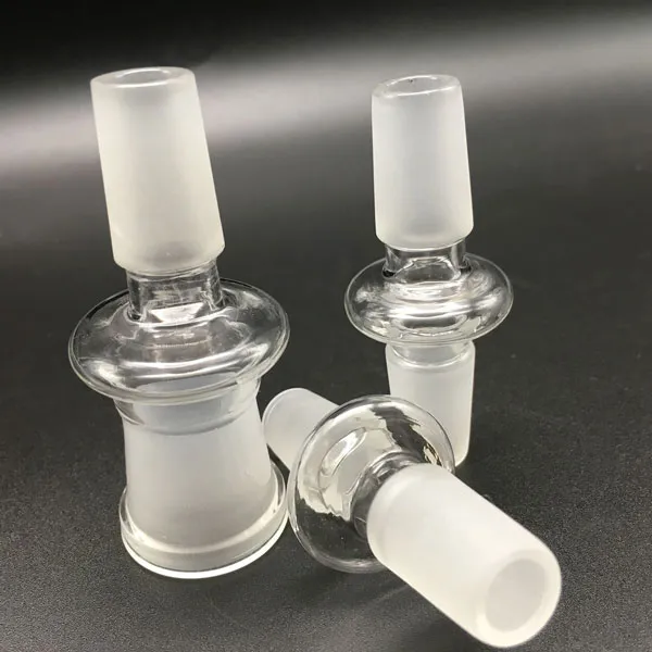 Rookaccessoires 14 mm 18 mm glazen adapter mannelijk aan vrouwelijke converter Fit olieligs waterpijpen en kwarts banger nagel